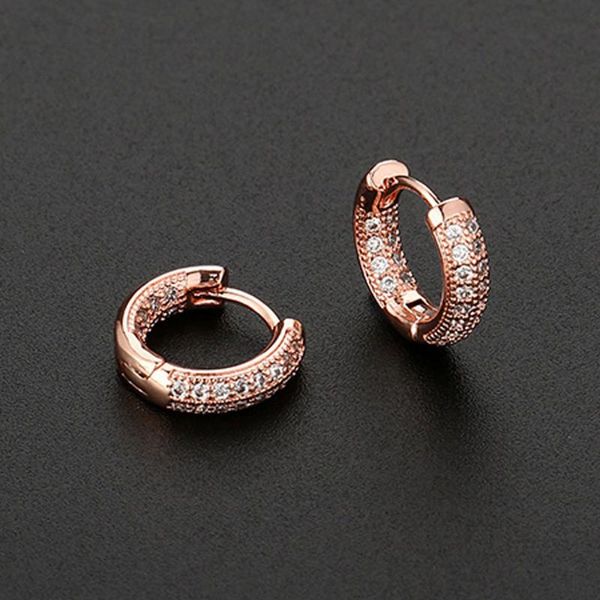 hoop & huggie minimalist rose gold color crystal zirconia circle small earrings korean fashion elegant women girl wedding party jewelry, Golden;silver
hoop & huggie minimalist rose gold color crystal zirconia circle small earrings korean fashion elegant women girl wedding party jewelry, Golden;silver