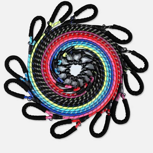 dog collars & leashes color handle pet leash nylon braided round rope medium and large chain
dog collars & leashes color handle pet leash nylon braided round rope medium and large chain