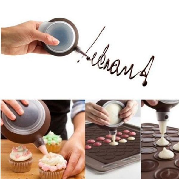 macarone pad cream squeeze pot multi functional chocolate desserts flower mounting baking & pastry tools
macarone pad cream squeeze pot multi functional chocolate desserts flower mounting baking & pastry tools