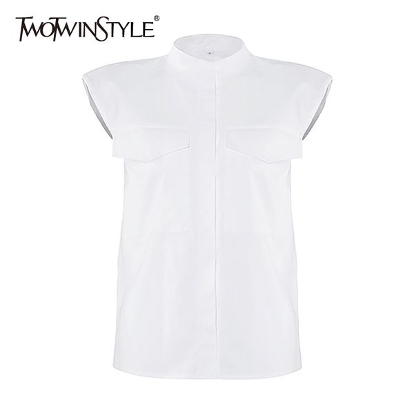 casual blouse female lepal collar sleeveless loose elegant ruched women shirt fashion clothes summer 210524, White
casual blouse female lepal collar sleeveless loose elegant ruched women shirt fashion clothes summer 210524, White