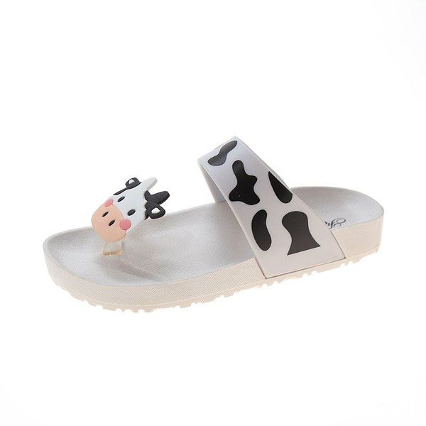 slippers cute women's vamp cow applique decoration fashion all-match toe flat casual 2021, Black
slippers cute women's vamp cow applique decoration fashion all-match toe flat casual 2021, Black