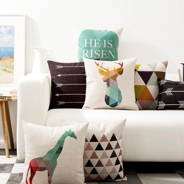 deer elk bear elephant cushion covers nordic geometric arrows rhombus triangles mountain pillow cover linen beige case cushion/decorative
deer elk bear elephant cushion covers nordic geometric arrows rhombus triangles mountain pillow cover linen beige case cushion/decorative