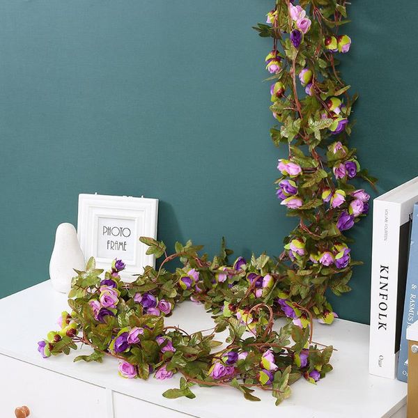 decorative flowers & wreaths 220cm silk artificial rose ivy vine hanging leaf garland plants for home wedding party bathroom garden decorati
decorative flowers & wreaths 220cm silk artificial rose ivy vine hanging leaf garland plants for home wedding party bathroom garden decorati
