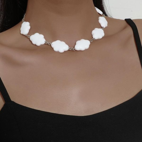 chains necklace woman white clouds necklaces women choker chain ladies jewellery lady jewelry trendy korean resin collier, Silver
chains necklace woman white clouds necklaces women choker chain ladies jewellery lady jewelry trendy korean resin collier, Silver