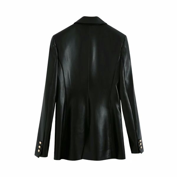 black clothing long sleeve women jackets outerwear coats fall women's fashion jacket with lapel imitation leather suit, Black;brown
black clothing long sleeve women jackets outerwear coats fall women's fashion jacket with lapel imitation leather suit, Black;brown