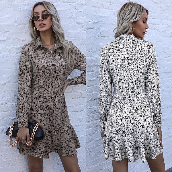 casual dresses 2021 autumn women long sleeve leopard print lapel pleated shirt dress ruffles boho mini grey, Black;gray
casual dresses 2021 autumn women long sleeve leopard print lapel pleated shirt dress ruffles boho mini grey, Black;gray