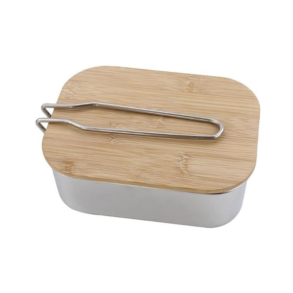 dinnerware sets travel bento container steel lunch box with bamboo lid board portable picnic for family outdoor camping accessories
dinnerware sets travel bento container steel lunch box with bamboo lid board portable picnic for family outdoor camping accessories