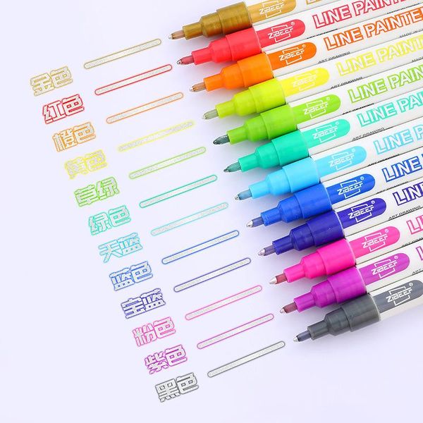 highlighters colored double line glitter pens highlighter outline metallic paint markers pen magic shimmer lettering marker learning supplie, Black;red
highlighters colored double line glitter pens highlighter outline metallic paint markers pen magic shimmer lettering marker learning supplie, Black;red