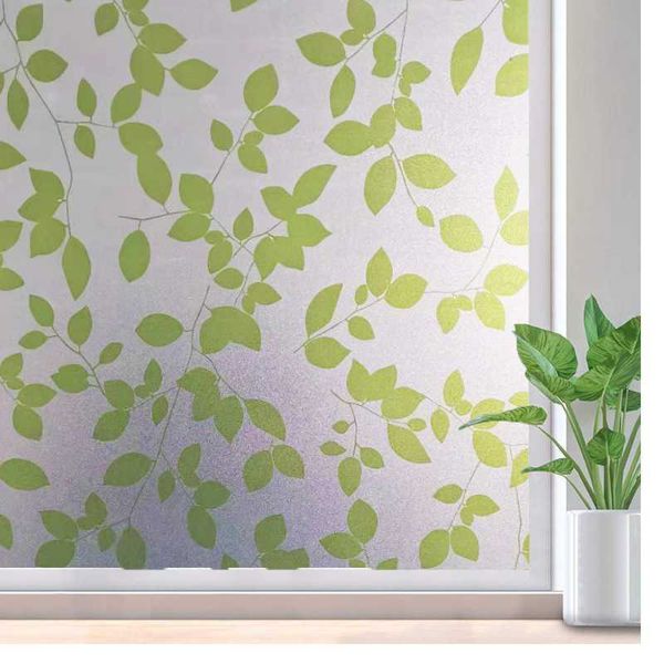window stickers 6m no glue heat control film for home office,frosted leaf static cling light blocking stained anti uv
window stickers 6m no glue heat control film for home office,frosted leaf static cling light blocking stained anti uv