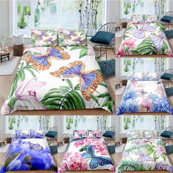 bedding sets 3d duvet cover set double quilt butterfly flowers bedclothes bed linings eur uk size 2-3pcs
bedding sets 3d duvet cover set double quilt butterfly flowers bedclothes bed linings eur uk size 2-3pcs