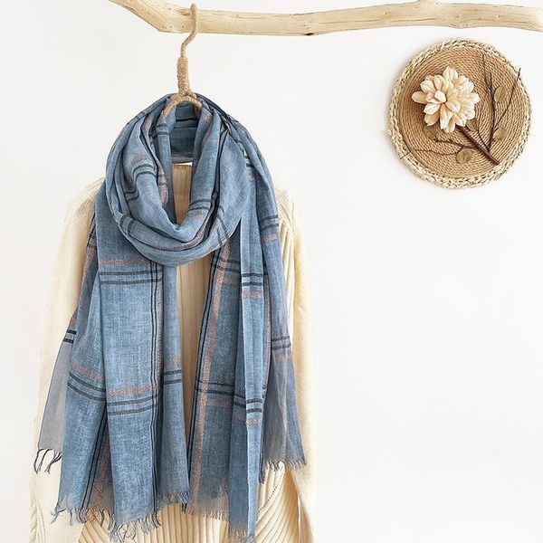 scarves vintage plaid women scarf pashmina hijab shawls and wraps female foulard stoles wj0106, Blue;gray
scarves vintage plaid women scarf pashmina hijab shawls and wraps female foulard stoles wj0106, Blue;gray