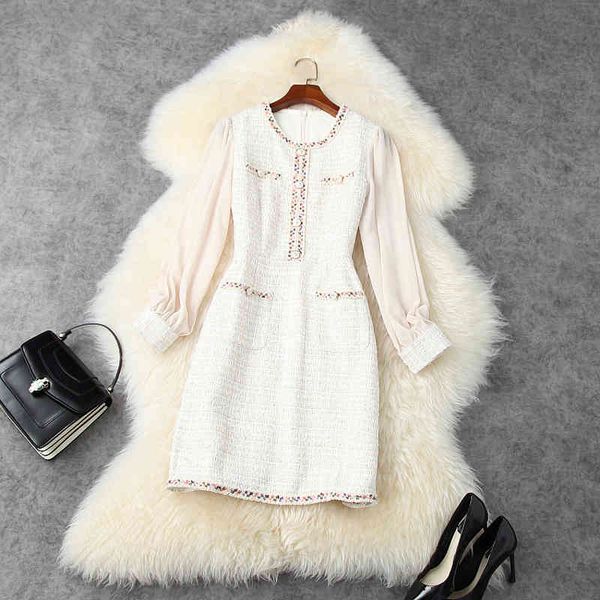 casual dresses elegant crew neck tweed autumn women fishtail party dress winter office work package hip mwz9, Black;gray
casual dresses elegant crew neck tweed autumn women fishtail party dress winter office work package hip mwz9, Black;gray