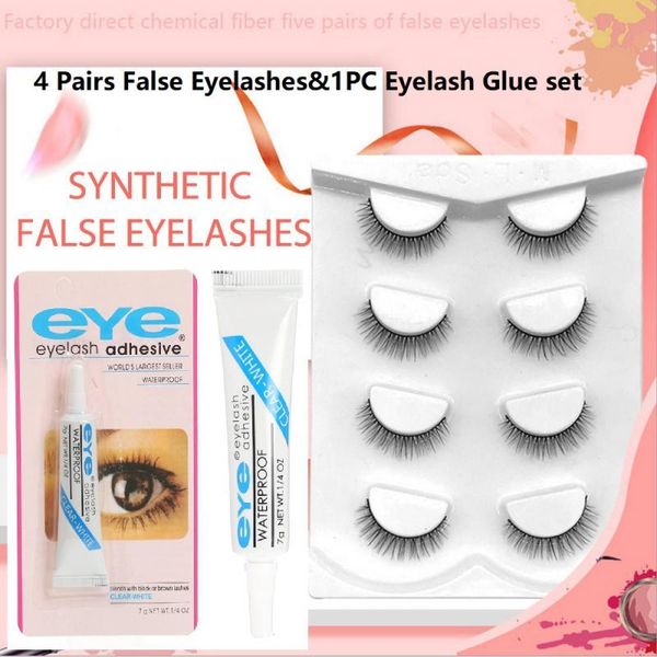 mink false eyelashes glue set 4 pairs thick lengthen waterproof lasting handmade eyelash extension
mink false eyelashes glue set 4 pairs thick lengthen waterproof lasting handmade eyelash extension