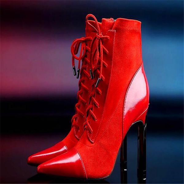 boots stilettoe high heel pointed toe ankle ladies red purple winter formal party shoes women, Black
boots stilettoe high heel pointed toe ankle ladies red purple winter formal party shoes women, Black