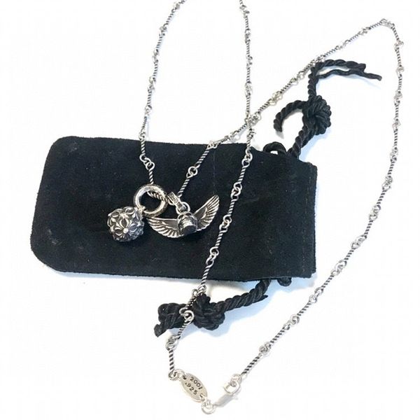 haiyun dacromet ch feather sterling sier necklace male and female imp head small ball sword dagger necklace pendant set chain, Silver
haiyun dacromet ch feather sterling sier necklace male and female imp head small ball sword dagger necklace pendant set chain, Silver