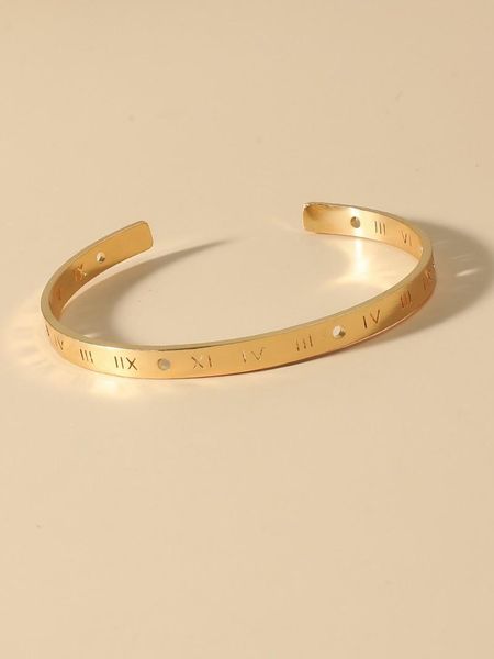 bangle beautiful lovers bracelets carving roman numeral stainless steel bangles and golden woman jewelry gifts, Black
bangle beautiful lovers bracelets carving roman numeral stainless steel bangles and golden woman jewelry gifts, Black