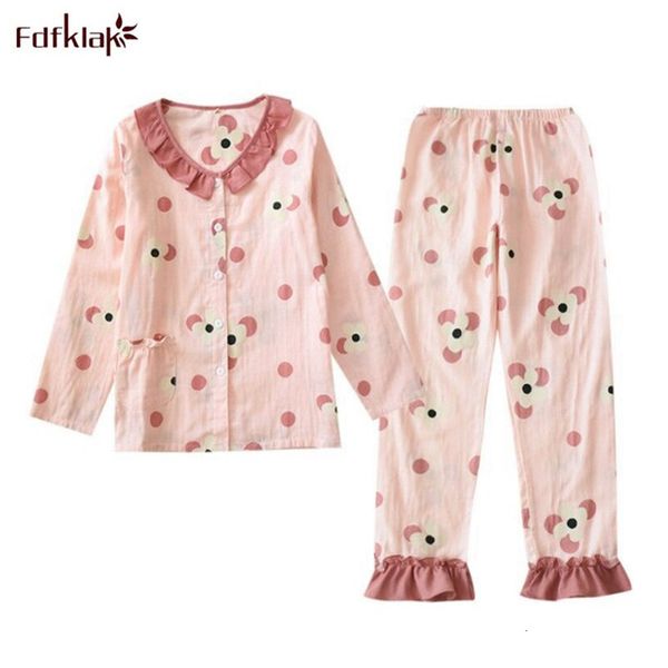 women's sleepwear pajamas set 100% cotton auze spring autumn home clothes large size casual long-sleeved trousers pyjamas women zd, Black;red
women's sleepwear pajamas set 100% cotton auze spring autumn home clothes large size casual long-sleeved trousers pyjamas women zd, Black;red