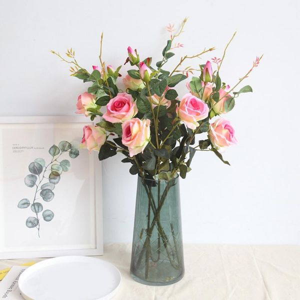 decorative flowers & wreaths 1 piece flower bouquet home wedding party decorations artificial 3-heads simulation rose dried
decorative flowers & wreaths 1 piece flower bouquet home wedding party decorations artificial 3-heads simulation rose dried