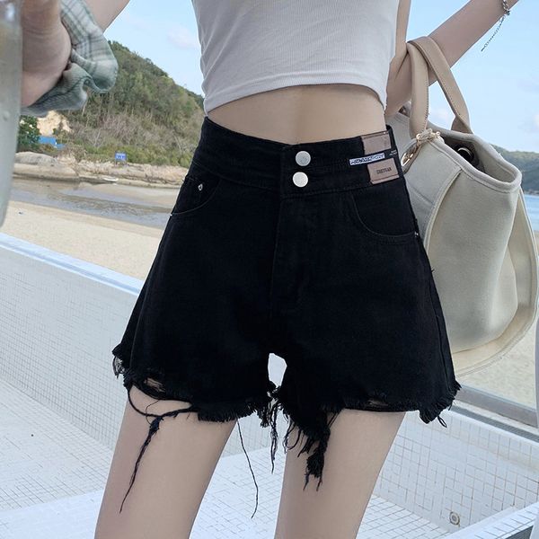 denim jeans shorts women's summer high waisted thin wide legs loose a-line ultra short pants tide section, Blue
denim jeans shorts women's summer high waisted thin wide legs loose a-line ultra short pants tide section, Blue