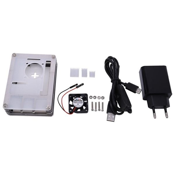lapcooling pads for raspberry pi 4 case 9 layers acrylic box shell cover with fan model b eu plug
lapcooling pads for raspberry pi 4 case 9 layers acrylic box shell cover with fan model b eu plug