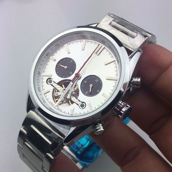 automatic mechanical movement men watch 42mm business waterproof stainless steel stainlesses steeles steels belt mens watches, Slivery;brown
automatic mechanical movement men watch 42mm business waterproof stainless steel stainlesses steeles steels belt mens watches, Slivery;brown