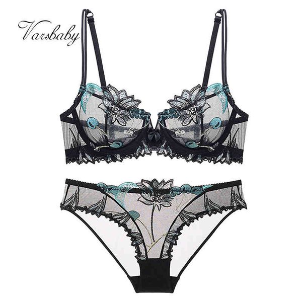 varsbaby lingerie floral lace transparent breathable women' underwear bra set for women, Red;black
varsbaby lingerie floral lace transparent breathable women' underwear bra set for women, Red;black