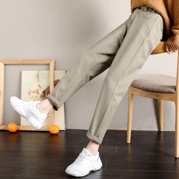 winter wool korean high waist women capris harem elegant trousers autumn warm lady long plus size, Black;white
winter wool korean high waist women capris harem elegant trousers autumn warm lady long plus size, Black;white