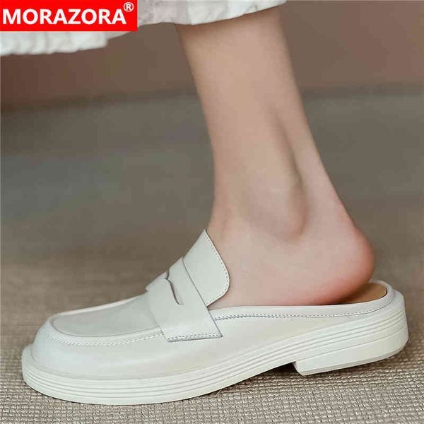 morazora genuine leather shoes women slippers round toe fashion mules outdoor slipper ladies shoes casual shoes 210506, Black
morazora genuine leather shoes women slippers round toe fashion mules outdoor slipper ladies shoes casual shoes 210506, Black