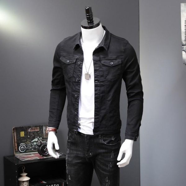 men's jackets spring autumn brand mens long sleeve lapel black denim single breasted plus size m-4xl fashion solid casual coats, Black;brown
men's jackets spring autumn brand mens long sleeve lapel black denim single breasted plus size m-4xl fashion solid casual coats, Black;brown