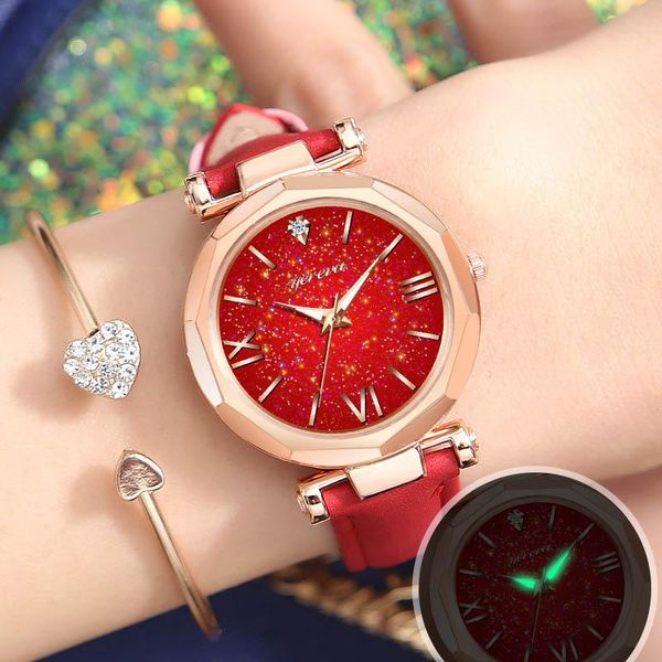 wristwatches 2021 latest fashion casual female romantic starry sky watch personalized design with luminous student, Slivery;brown
wristwatches 2021 latest fashion casual female romantic starry sky watch personalized design with luminous student, Slivery;brown