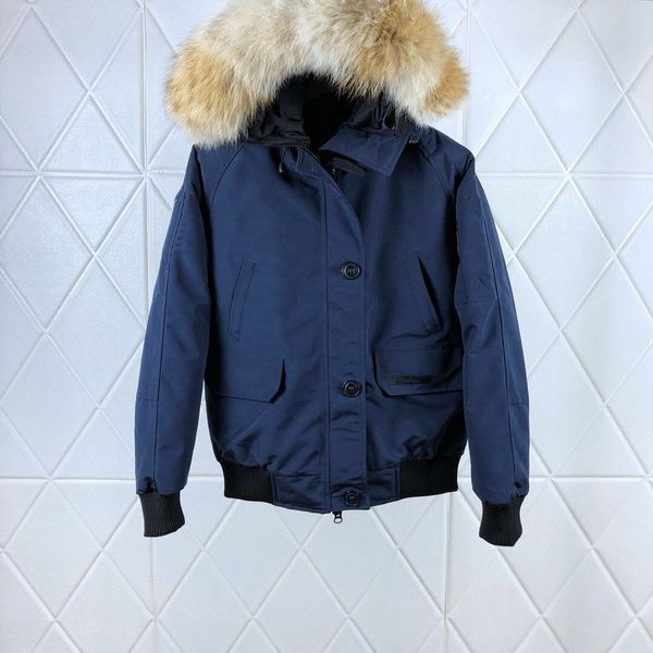 women's wool collar downs jacket designer classic winter down parkas men's jackets coat size xs-2xl, Black
women's wool collar downs jacket designer classic winter down parkas men's jackets coat size xs-2xl, Black