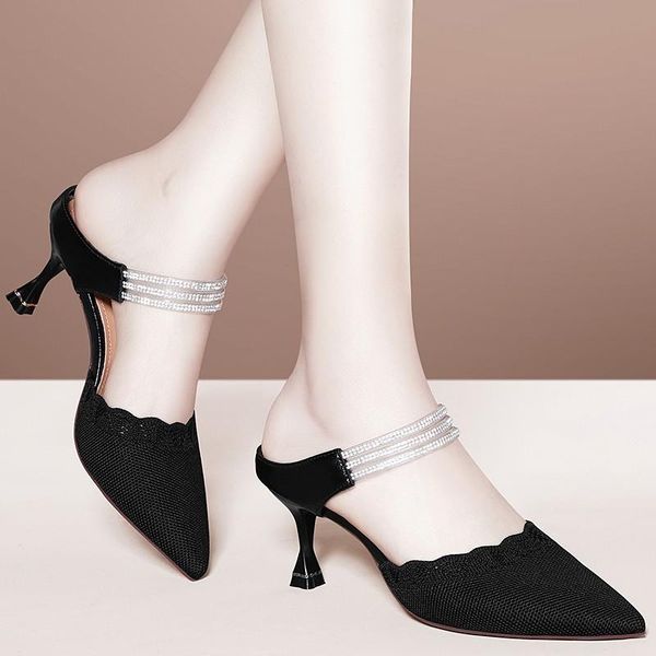 sandals 2021 women summer shoes woman slippers mules high heels fashion spike heel slides holiday casual, Black
sandals 2021 women summer shoes woman slippers mules high heels fashion spike heel slides holiday casual, Black