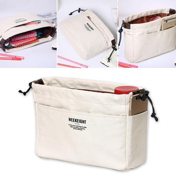 women organizer insert handbag home adjustable drawstring multipurpose portable gift canvas makeup bag with compartments travel cosmetic bag
women organizer insert handbag home adjustable drawstring multipurpose portable gift canvas makeup bag with compartments travel cosmetic bag