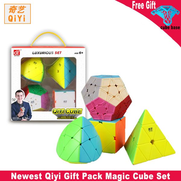 Qiyi Gift Pack Magic Cube 4pcs/Set Triangle Dodecahedron Mastermorphix Speed Puzzle 2x2 3x3 4x4 5x5 Educational Toy For Children
Qiyi Gift Pack Magic Cube 4pcs/Set Triangle Dodecahedron Mastermorphix Speed Puzzle 2x2 3x3 4x4 5x5 Educational Toy For Children