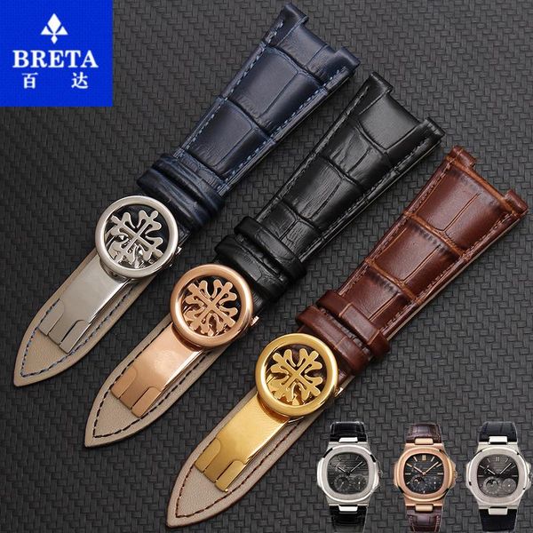 watch bands breta 25x18mm buckle leather strap band black brown blue fits for pp nautilus
watch bands breta 25x18mm buckle leather strap band black brown blue fits for pp nautilus