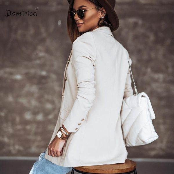 women's suits & blazers female blazer autumn long-sleeved double-breasted suit jacket large size casual mid-length solid women, White;black
women's suits & blazers female blazer autumn long-sleeved double-breasted suit jacket large size casual mid-length solid women, White;black