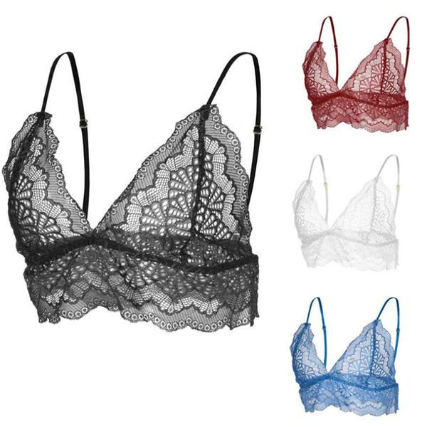 bras women's lace bra hollow openwork perspective women underwear wire bralette lingerie female brassiere intimate, Red;black
bras women's lace bra hollow openwork perspective women underwear wire bralette lingerie female brassiere intimate, Red;black