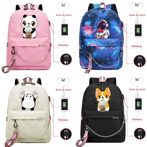 backpack cartoon animals cute boba tea for girls boys usb charge schoolbag women pink lapbagpack travel bag mochila
backpack cartoon animals cute boba tea for girls boys usb charge schoolbag women pink lapbagpack travel bag mochila