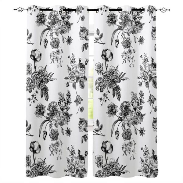 curtain & drapes victorian black and white flower plant blackout curtains for bedroom living room luxury window treatments
curtain & drapes victorian black and white flower plant blackout curtains for bedroom living room luxury window treatments