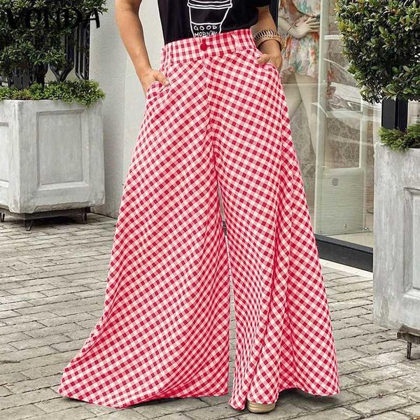 women's pants & capris summer high waist long vonda 2021 wide leg trousers palazzo hosen damen vintage plaid printed pantalones, Black;white
women's pants & capris summer high waist long vonda 2021 wide leg trousers palazzo hosen damen vintage plaid printed pantalones, Black;white