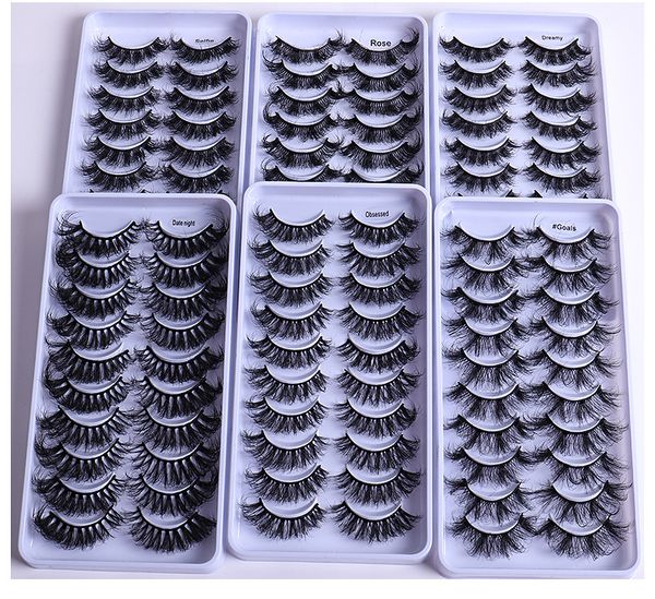 thick long multilayer 3d mink false eyelashes 10 pairs set curly crisscross handmade reusable fake lashes soft & vivid eyelash extensions ea
thick long multilayer 3d mink false eyelashes 10 pairs set curly crisscross handmade reusable fake lashes soft & vivid eyelash extensions ea