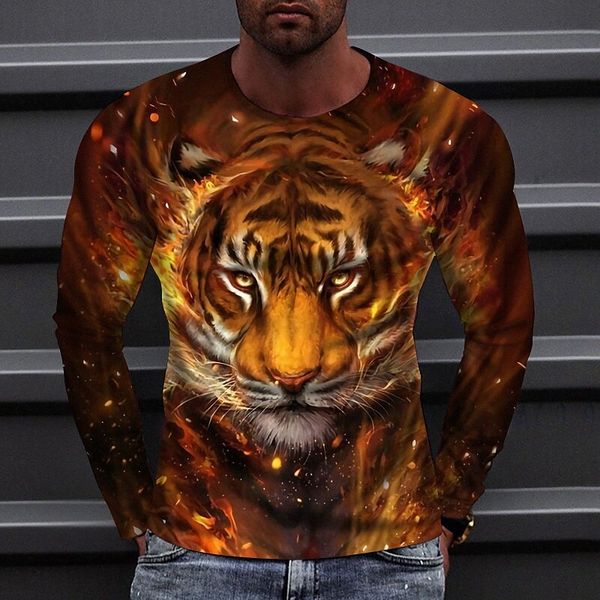 men's t shirt 3d print tiger animal crew neck street casual print long sleeve sportswear casual fashion comfortable yellow k8c9#, White;black
men's t shirt 3d print tiger animal crew neck street casual print long sleeve sportswear casual fashion comfortable yellow k8c9#, White;black