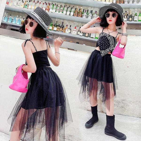 clothing sets 2 piece set girls outfits kids clothes crop tank camisole vest and mesh tutu skirt streetwear summer 4 to 14 yrs, White
clothing sets 2 piece set girls outfits kids clothes crop tank camisole vest and mesh tutu skirt streetwear summer 4 to 14 yrs, White
