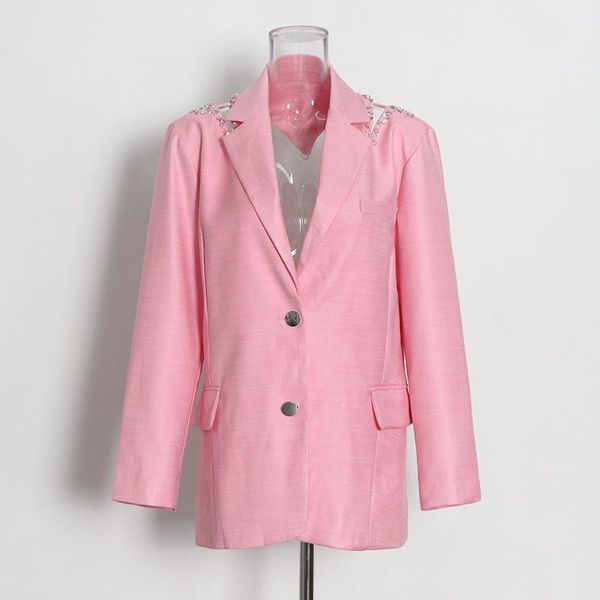 women's suits & blazers beading luxury girl pink sweet loose plus size loving street fashion coat 2021 autumn winter tide lothing vesti, White;black
women's suits & blazers beading luxury girl pink sweet loose plus size loving street fashion coat 2021 autumn winter tide lothing vesti, White;black