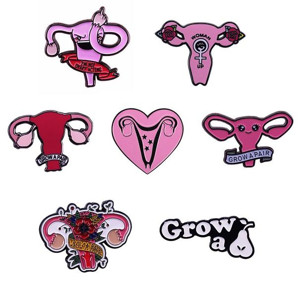 pins, brooches grow a pair ovaries pins collection woman up feminist girl power badge uterus courage, Gray
pins, brooches grow a pair ovaries pins collection woman up feminist girl power badge uterus courage, Gray