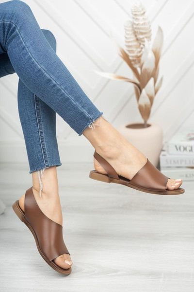 sandals women's brown amaur genuine leather, Black 
sandals women's brown amaur genuine leather, Black