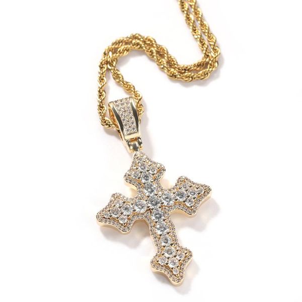 chains fashion jewelry cross pendent necklace iced out cubic zirconia charms punk style hip hop party gifts for men women, Silver
chains fashion jewelry cross pendent necklace iced out cubic zirconia charms punk style hip hop party gifts for men women, Silver