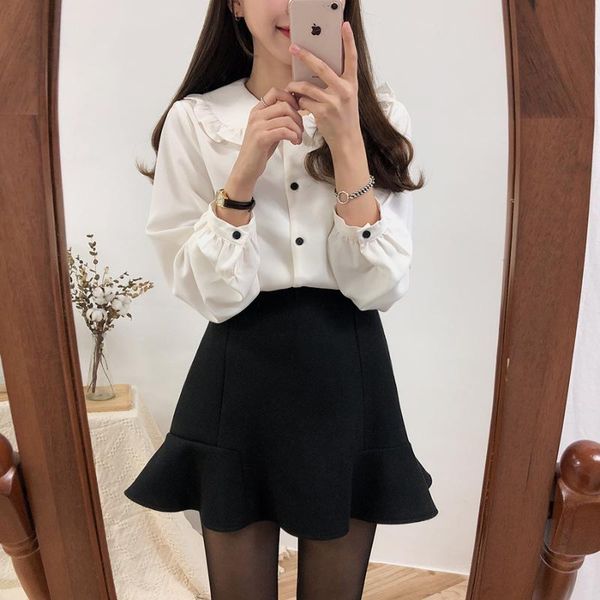 vintage solid cotton white shirt female oversize women long sleeve girls blouse plus size autumn blouses femme blusas women's & shirts
vintage solid cotton white shirt female oversize women long sleeve girls blouse plus size autumn blouses femme blusas women's & shirts