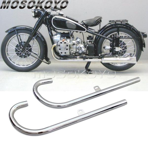 pair chrome retro motorcycle sidecar steel 24hp/32hp exhaust pipes for m72 k750 ks750 r12 r71 ural side car r75 dnepr mt12 system
pair chrome retro motorcycle sidecar steel 24hp/32hp exhaust pipes for m72 k750 ks750 r12 r71 ural side car r75 dnepr mt12 system
