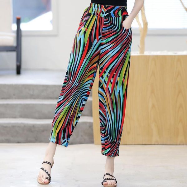 summer harem loose high waist womens pant beach ankle length trousers plus size casual retro print wide leg, Black;white
summer harem loose high waist womens pant beach ankle length trousers plus size casual retro print wide leg, Black;white